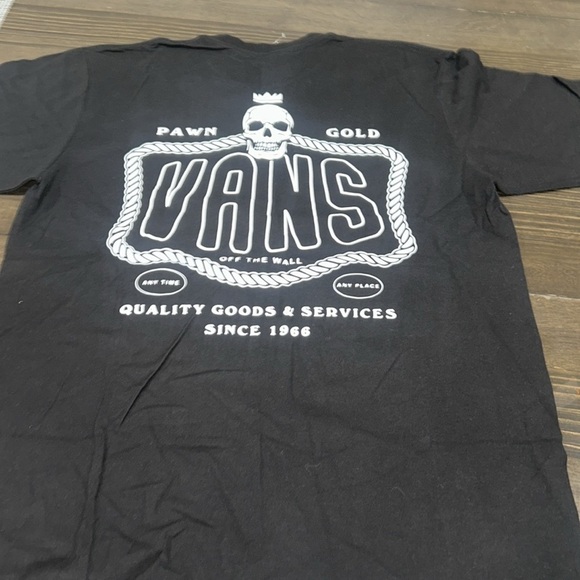NWOT Men’s classic fit, medium vans T-shirt, black - Picture 4 of 4
